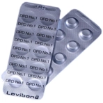 Таблетки для фотометров Lovibond DPD 1 HR, свободный Cl, высокие. знач., 10 шт.